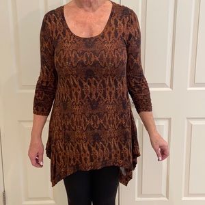 Lord & Taylor Patterned Blouse